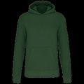 Sudadera capucha algodón orgánico niños Forest Green 8/10 Ans