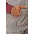 Sudadera bicolor con capucha