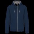 Sudadera Bolsillo con acceso para auriculares Navy / Fine Grey L
