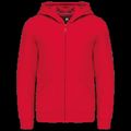 Sudadera infantil con cremallera y capucha Red 8/10 Ans