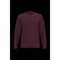 Sudadera cuello redondo algodón Wine Xs