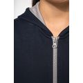 Sudadera con capucha y cremallera para niños