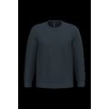 Sudadera algodón poliéster cuello redondo Navy M
