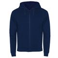 Sudadera con detalles en color flúor Marino L
