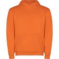 Sudadera capucha con bolsillo Naranja L