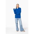 Sudadera capucha y cremallera algodón