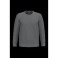 Sudadera algodón poliéster cuello redondo Storm Grey Xl
