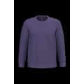Sudadera algodón poliéster cuello redondo Purple S