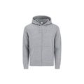 Sudadera adulto con cremallera y capucha Gri Xxl