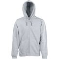 Sudadera capucha hombre con cremallera Heather Grey M