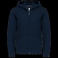 Sudadera infantil con cremallera y capucha Navy 10/12 Ans