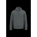 Sudadera algodón orgánico con capucha Iron Grey Xxl