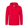 Sudadera Capucha y Cremallera Roj Xxl