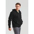 Sudadera básica con cremallera y capucha