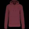 Sudadera capucha ecorresponsable Wine 3Xl
