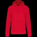 Sudadera capucha algodón orgánico niños Red 4/6 Ans