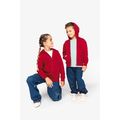 Sudadera infantil con capucha y cremallera