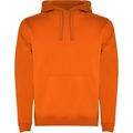 Sudadera con Capucha y Bolsillo Canguro Naranja S