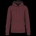 Sudadera capucha ecorresponsable Wine Heather 3Xl
