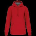 Sudadera capucha algodón Unisex Red Xl
