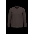 Sudadera algodón poliéster cuello redondo Chocolate M