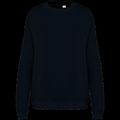 Sudadera oversize algodón orgánico Unisex Washed Black Xs