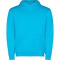 Sudadera capucha con bolsillo Turquesa L