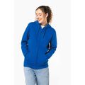 Sudadera capucha y cremallera algodón