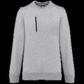Sudadera unisex con bolsillo a zip Oxford Grey / Black 4Xl