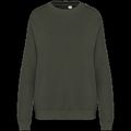 Sudadera oversize algodón orgánico Unisex Washed Organic Khaki Xxl