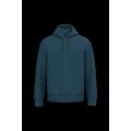 Sudadera algodón orgánico con capucha Peacock Blue Xs
