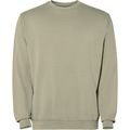 Sudadera unisex cuello redondo Kaki Claro Lavado Xl