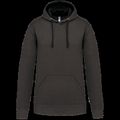 Sudadera clásica con capucha y bolsillo Dark Grey / Black 4Xl