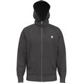 Sudadera con capucha y cremallera suave Black M