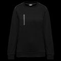 Sudadera unisex con bolsillo a zip Black / Silver Xxl