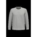 Sudadera algodón poliéster cuello redondo Sweet Grey S