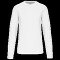 Sudadera Unisex color liso White Xxl