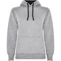 Sudadera Entallada Mujer con Capucha Gris Vigore/Negro M