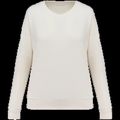 Sudadera ecorresponsable mujer Ivory S