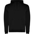 Sudadera con Capucha y Bolsillo Canguro Negro M