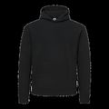 Sudadera hombre de algodón con capucha Black S