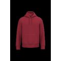 Sudadera algodón orgánico con capucha Hibiscus Red 4Xl
