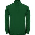 Sudadera Micropolar y Cuello Cremallera Verde Botella Xl