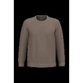 Sudadera algodón poliéster cuello redondo Moka Brown Xxl