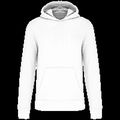 Sudadera capucha algodón orgánico niños White 10/12 Ans
