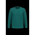 Sudadera algodón poliéster cuello redondo Emerald Green Xxl