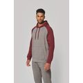 Sudadera bicolor con capucha
