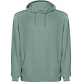 Sudadera unisex con capucha acabado lavado ácido Verde Pato Lavado Xl
