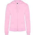 Sudadera de mujer con capucha forrada Rosa Claro 2Xl