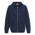 Sudadera con capucha y cremallera suave